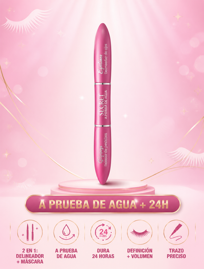 MASCARA PESTAÑAS CON DELINEADOR 2X1
