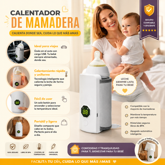 Calentador de Mamadera Portátil