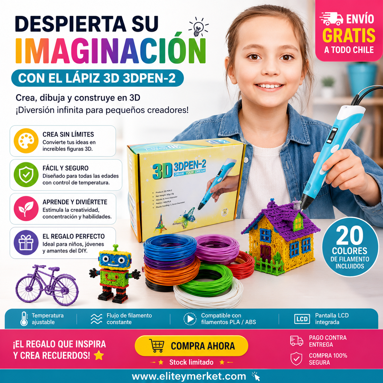 Lápiz Impresora 3D (KIT)