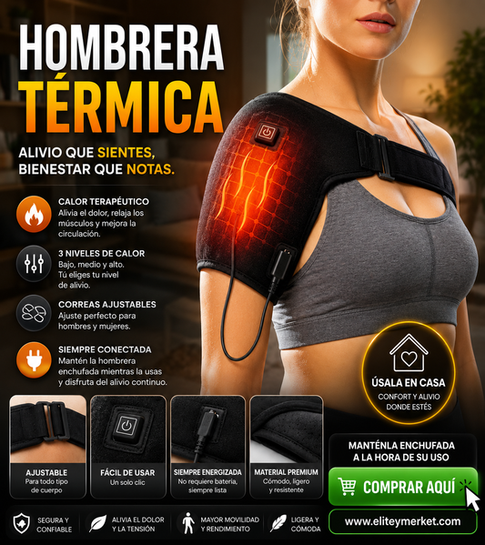 Hombrera Térmica Inteligente | Alivio y Confort para tu Hombro