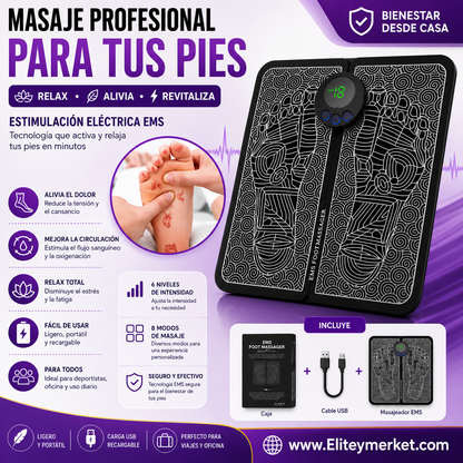MASAJEADOR INTELIGENTE (Masajeador de Pies EMS)