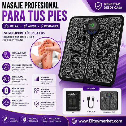 MASAJEADOR INTELIGENTE (Masajeador de Pies EMS)
